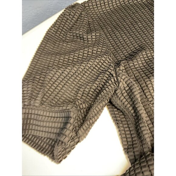 KATHARINE‎ KIDD Womens Black short sleeve mesh drop waist dress size 10 designer - Picture 11 of 12